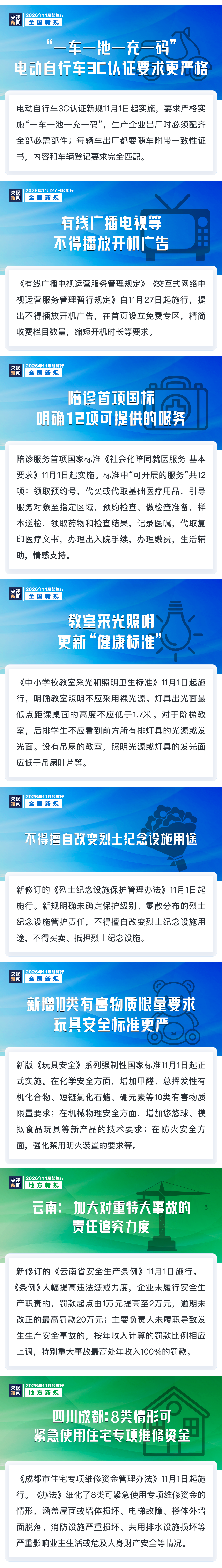 11月起，这些新规将影响你我生活！(图1)